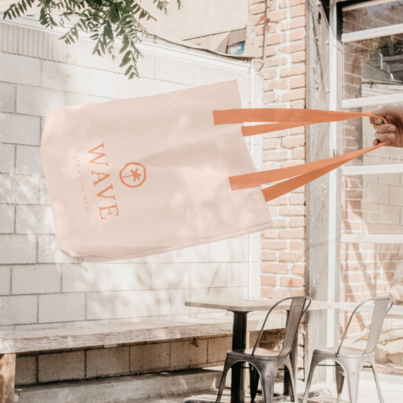 Wave Taschen Mockup