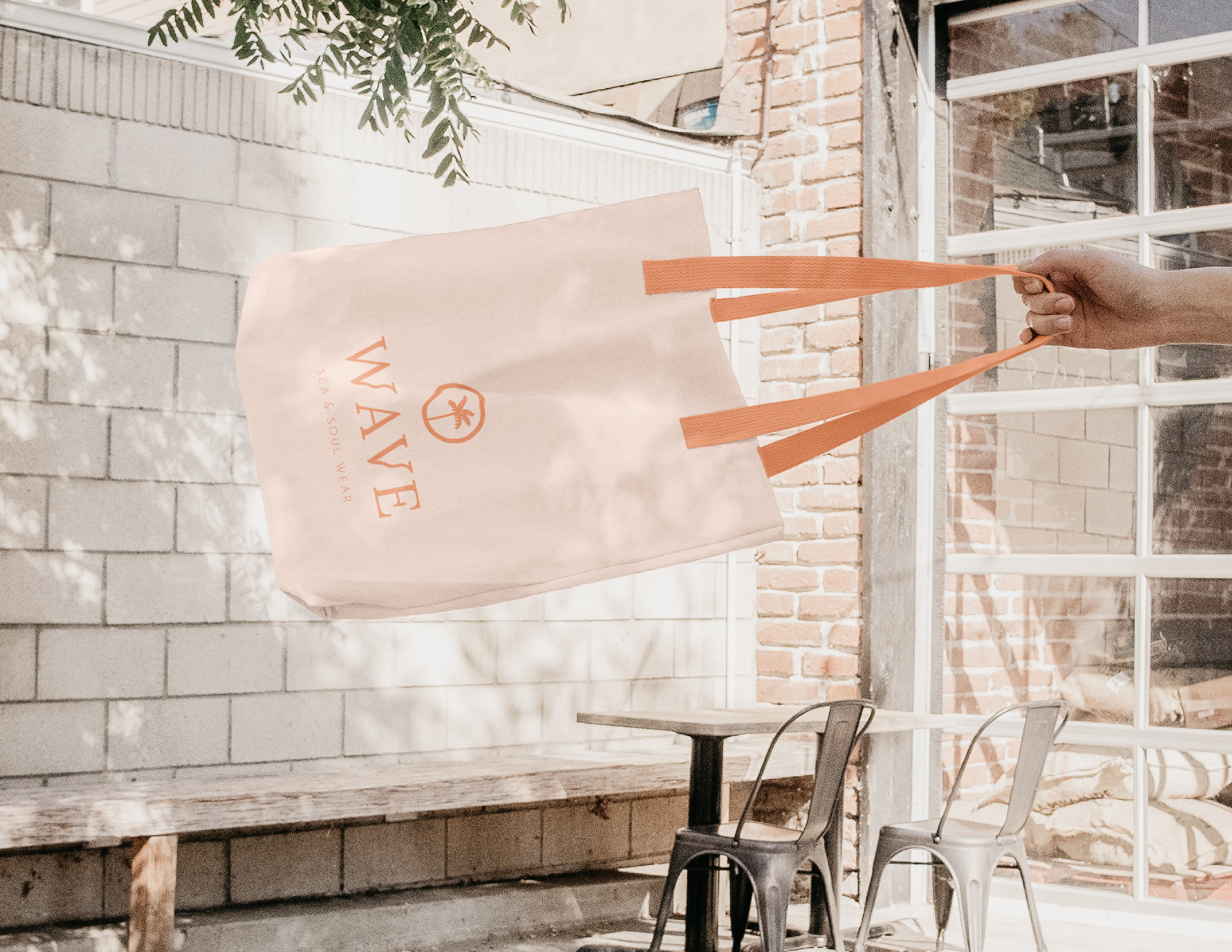 Wave Taschen Mockup
